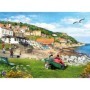 Puzzle peisaje pitoresti Yorkshire Whitby si Runswick Bay 2x500 piese